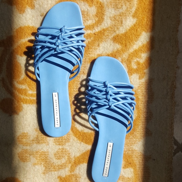 Light Blue Sandals - Picture 2 of 3